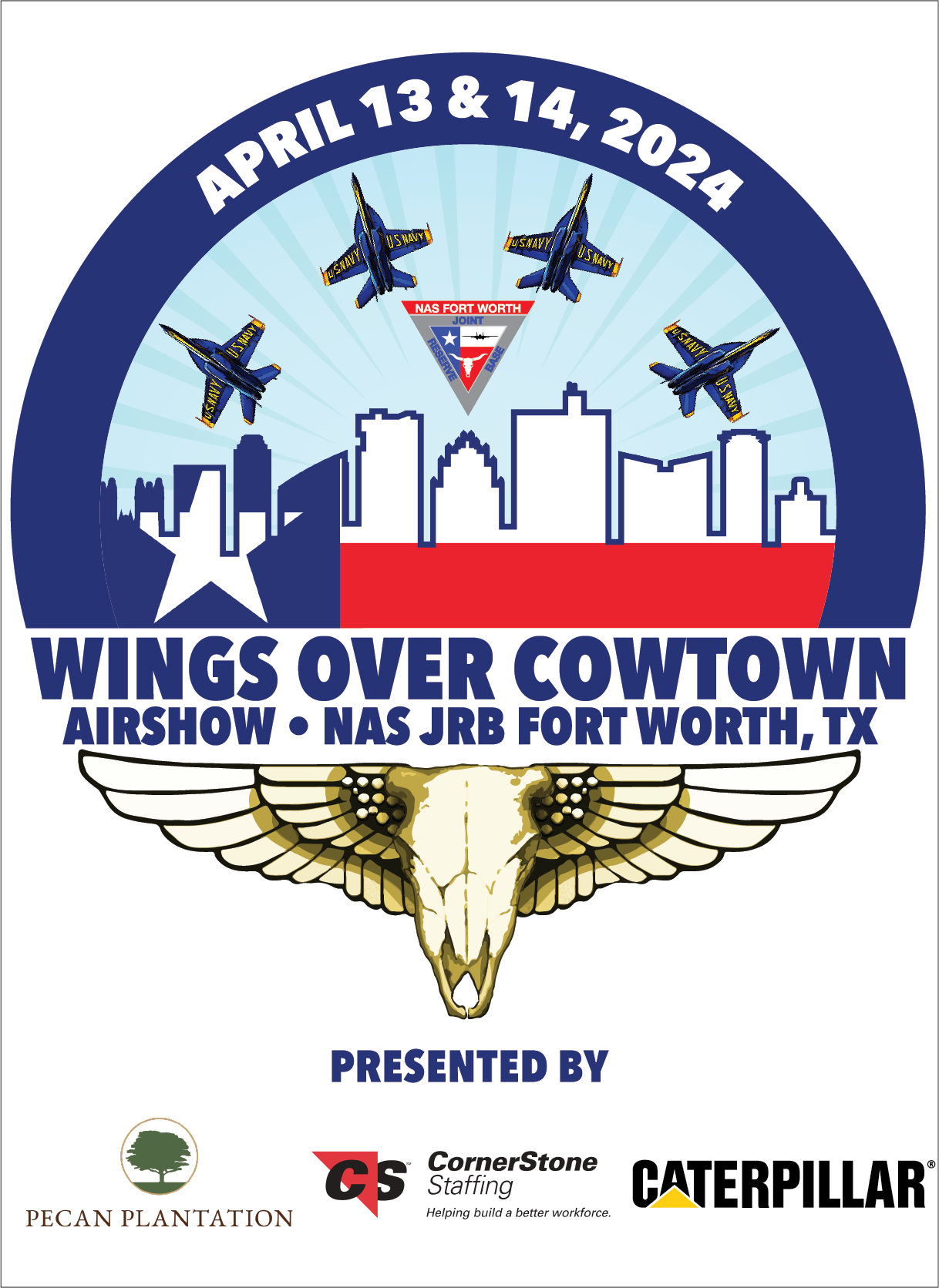 3 Wings Over Cowtown BLUE TEXT BLUES CIRCLE NAVY TX FLAG Logo.png