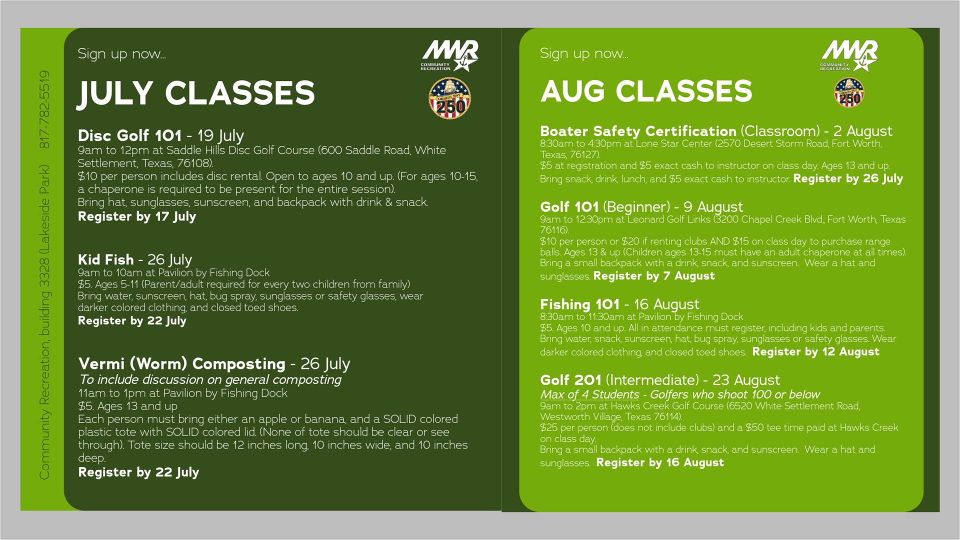 25 Summer Classes DS BTV Web Horizontal.png